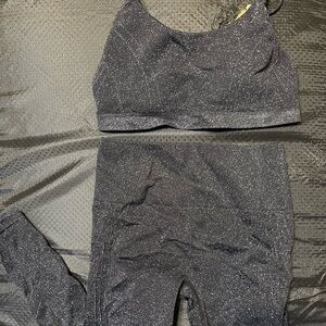 Fabletics Glittery Black Set